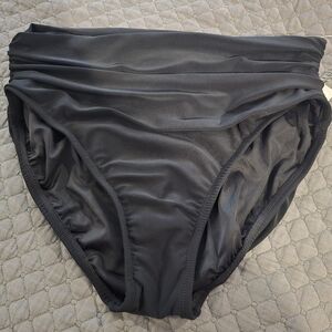 Black High-Waisted Bikini Bottom